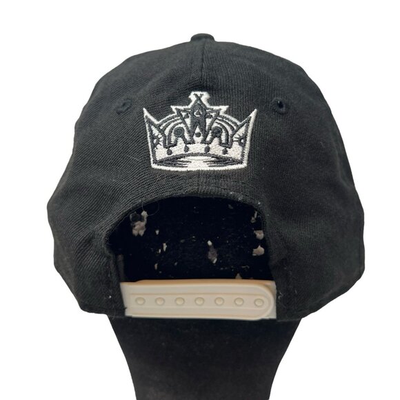 Los Angeles Kings Wool Snapback Hat Cap Script Spell Out Logo New Era 9Fifty - Picture 5 of 9